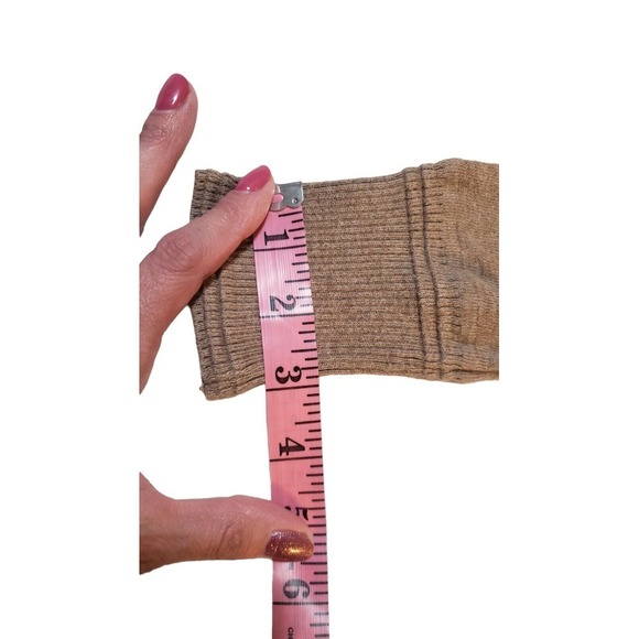 Banana Republic Women Size Small Button Up V-neck Cardigan Tan Crystal‎ Buttons - Picture 14 of 16